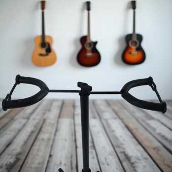 Gambar produk Slazz Stand Gitar Double Guitar Stand Metal Dock Adjustable - INU128