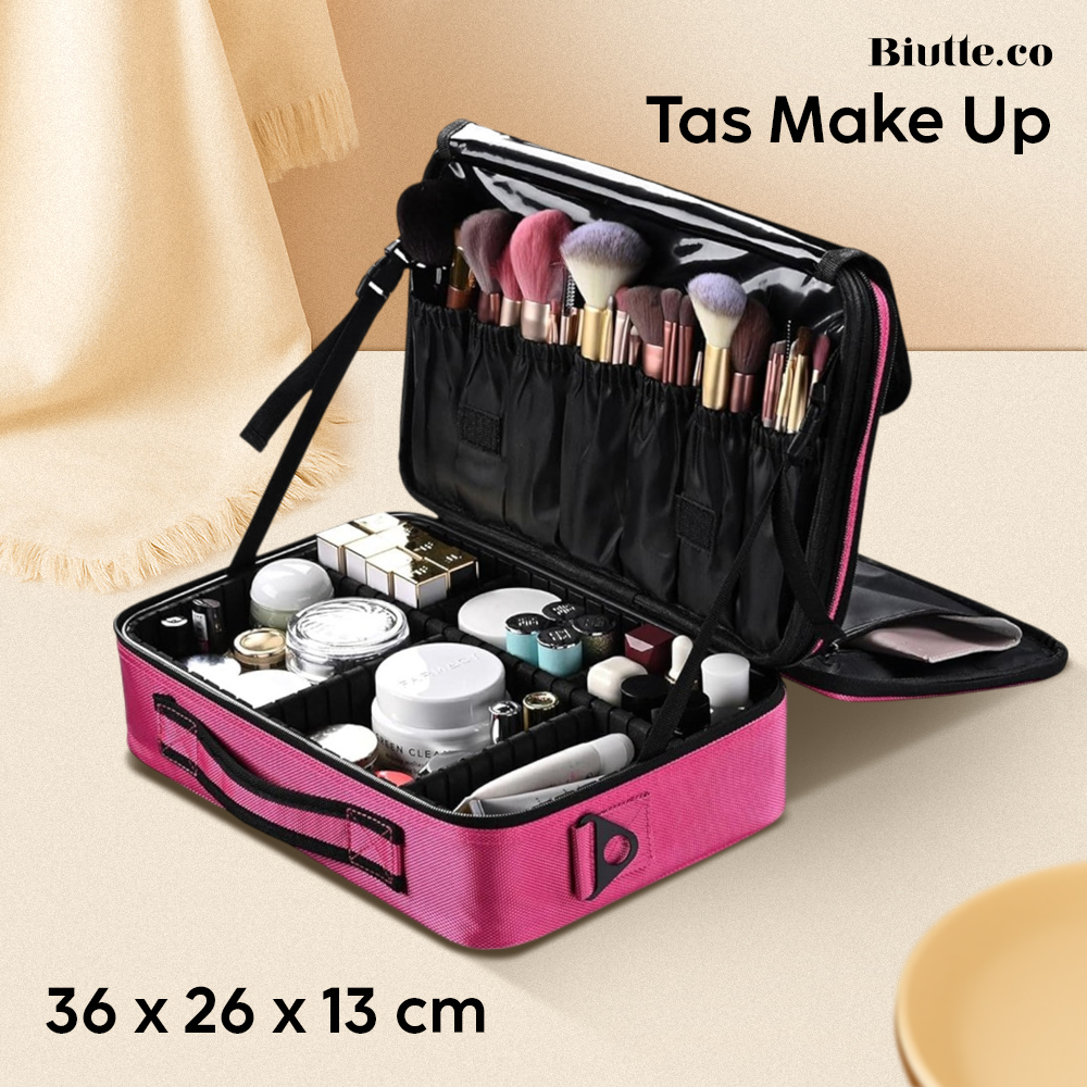 Gambar produk Biutte.co Tas Kosmetik Make Up Travel Organizer Bag Wanita 36x26x13cm - X3235