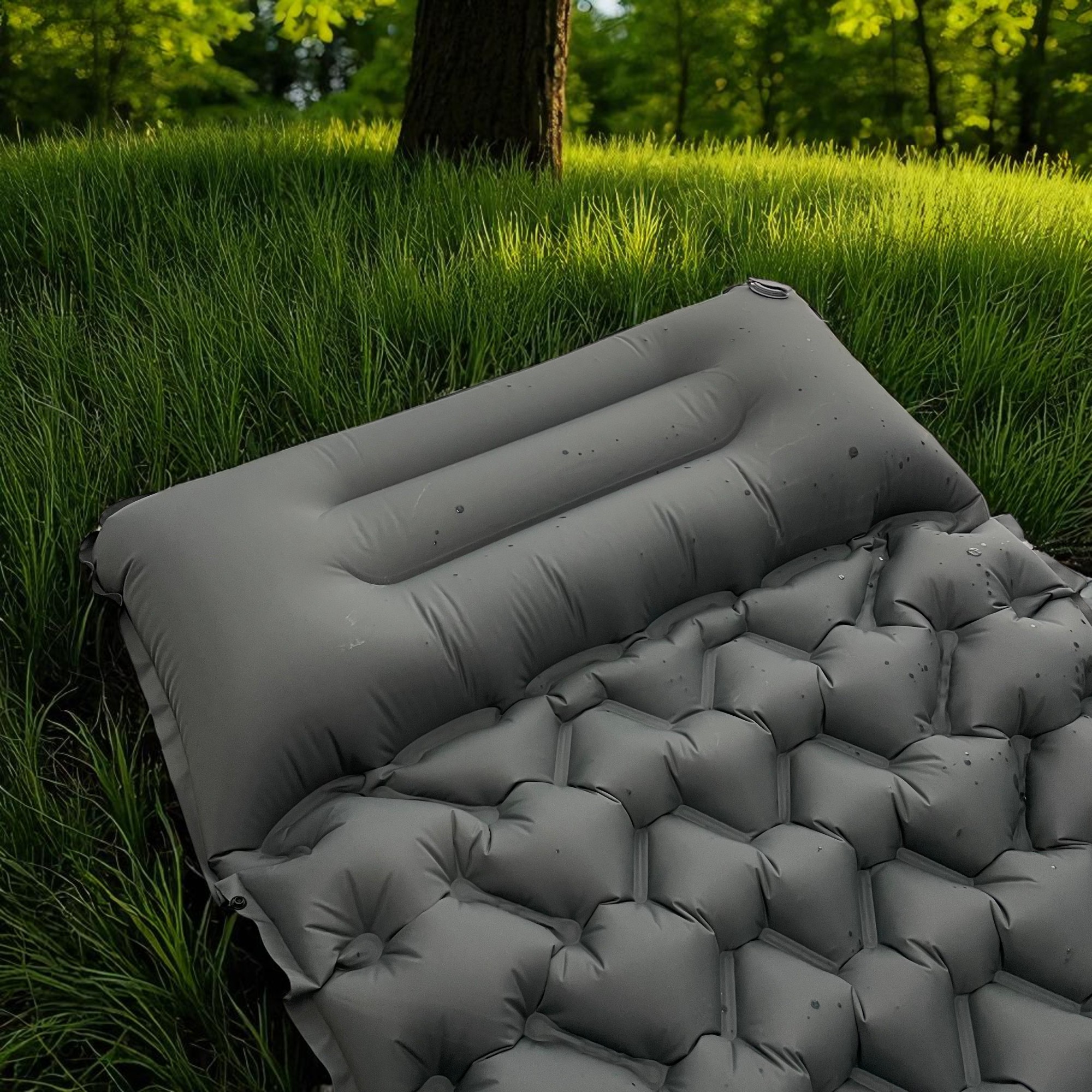 Gambar produk LISM Kasur Matras Angin Manual Sleeping Pad Waterproof Single - LS18Z