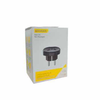 Gambar produk ESSAGER Universal Travel Adaptor Multi Port UK EU USA AUS 2500W 250V - WL-09