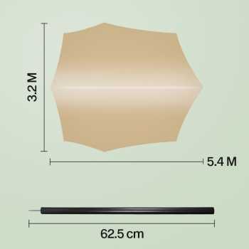 Gambar produk Joly Well Flysheet Terpal Tenda Camping Waterproof Anti UV 5.4x3.2M - S-T138