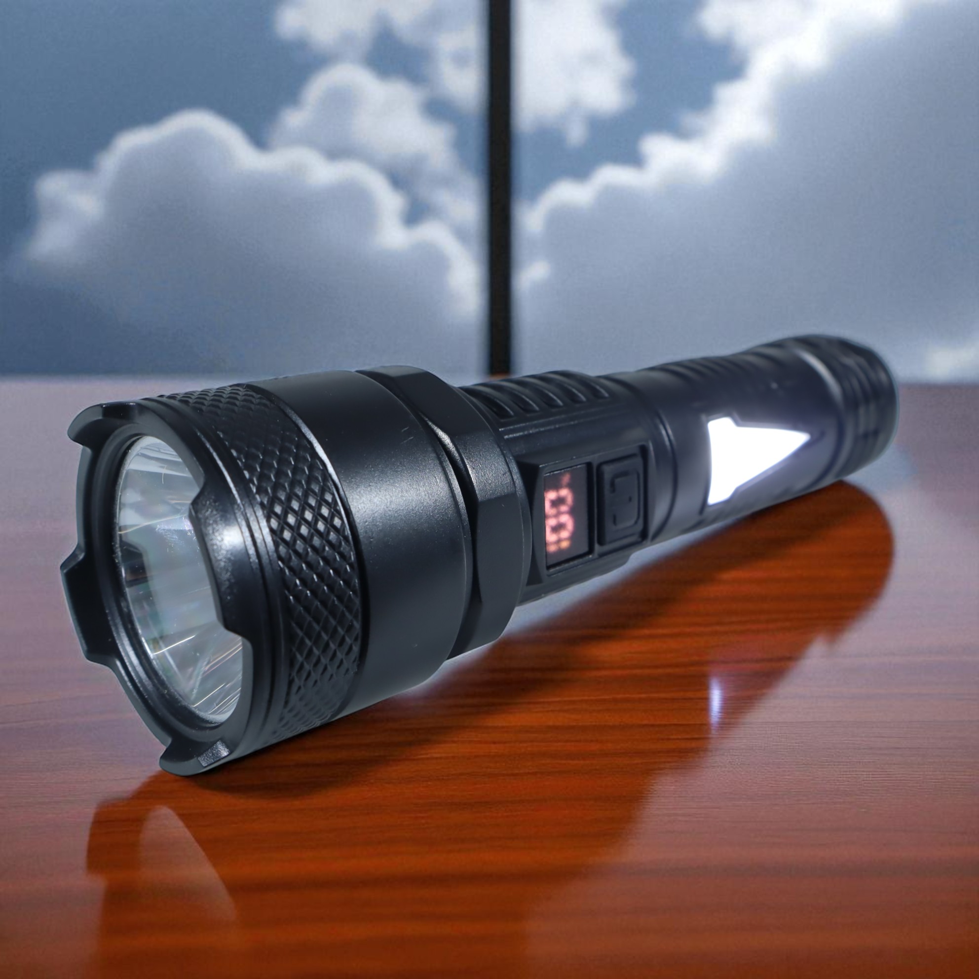 Gambar produk XIWANGFIRE Senter LED XPE 3030 COB Flashlight USB Rechargeable 400mAh - S65