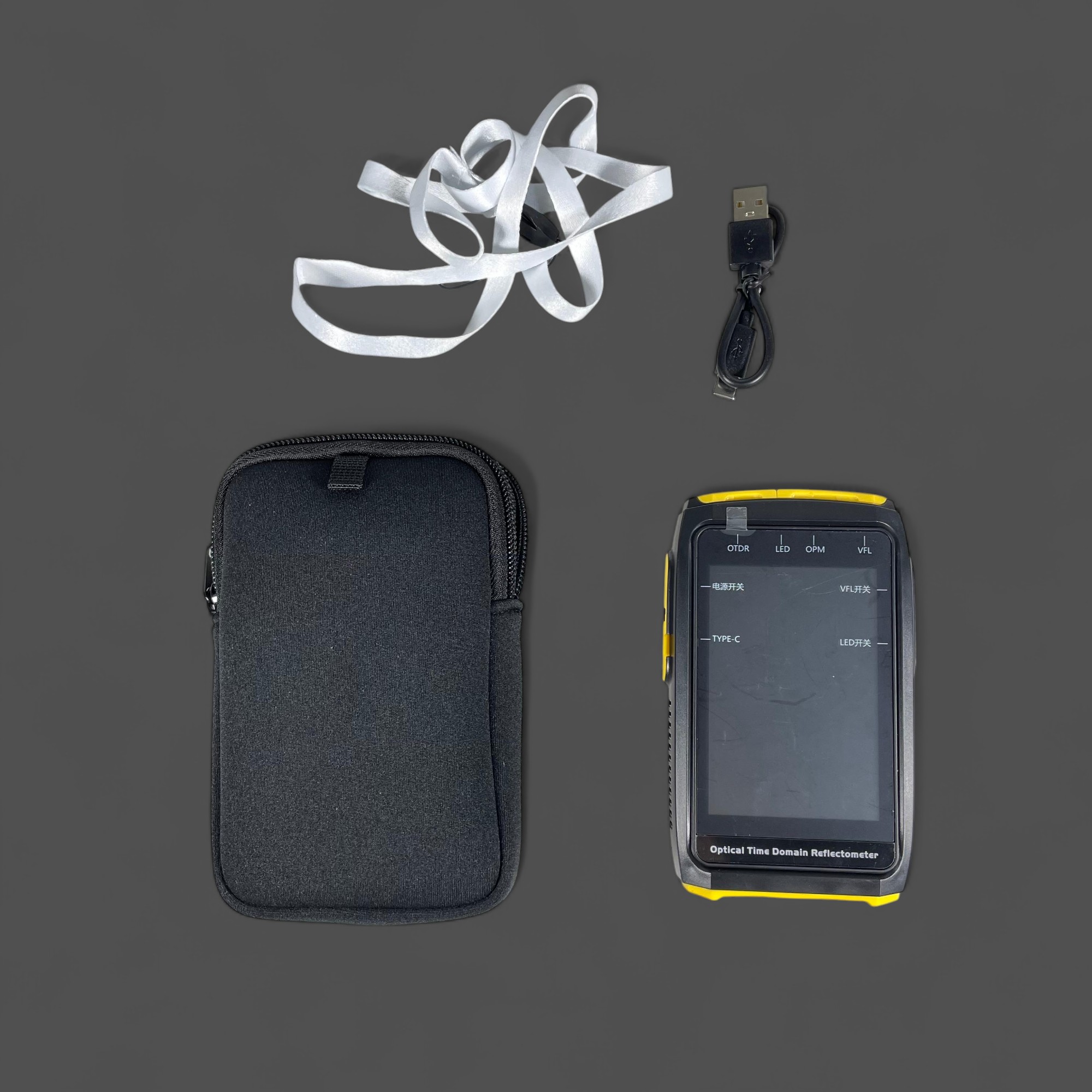 Gambar produk OFW Alat Tester Kabel Fiber Optik OTDR OMM Touchscreen 1625nm - FTM-3000D