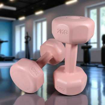 Gambar produk ARMEN Dumbell Barbell Squat Fitness Equipment Arm Muscle Training 4kg - AR121