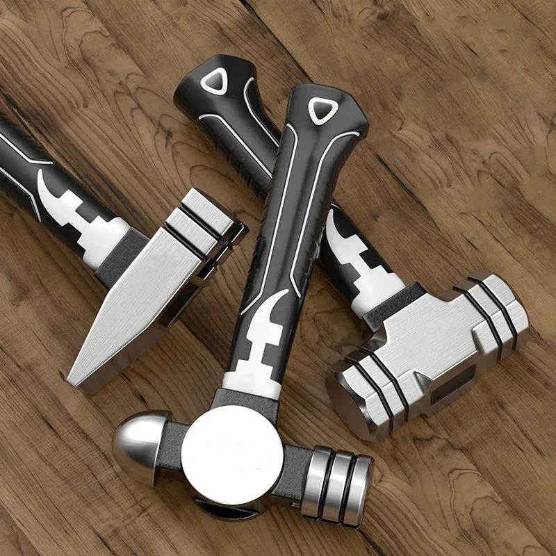 Gambar produk Arrizo Palu Batu Mini High Carbon Steel Octagonal Hammer 17.6cm - AR-176