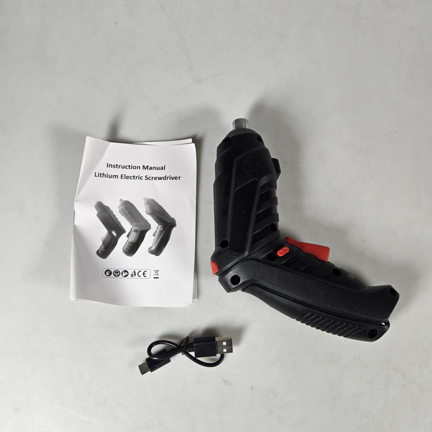 Gambar produk ZHCY Obeng Listrik Cordless Screwdriver 250RPM 1800mAh - Q029