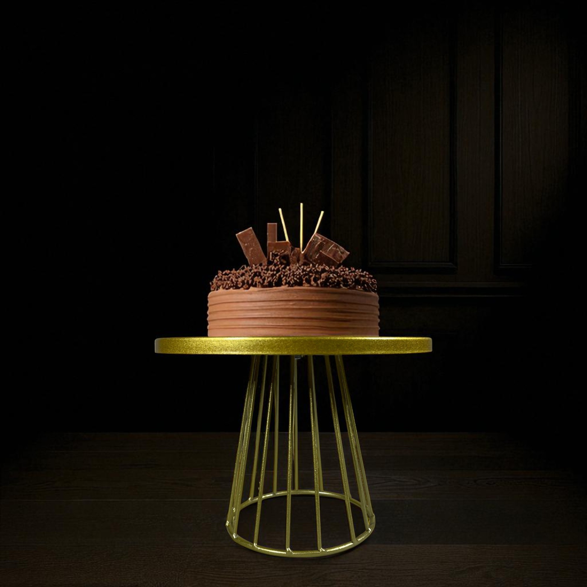 Gambar produk Chamat Rak Kue Stand Metal Dessert Industrial Table Cup Cake Tray - INU111