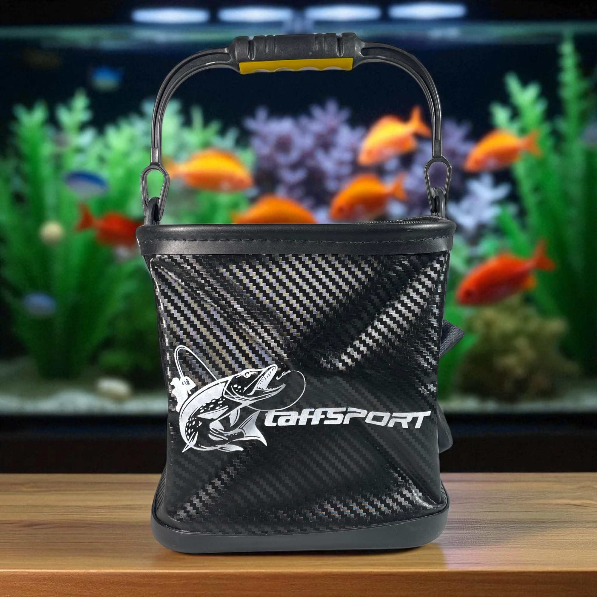 Gambar produk TaffSPORT Tas Perlengkapan Memancing Folding Fishing Bucket with Rope L - TT120