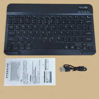 Gambar produk EMTRA Keyboard Wireless Mini Bluetooth RGB Silent Click Rechargeable - SS01