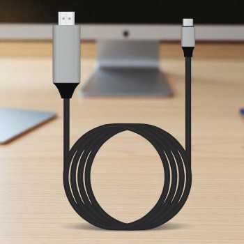 Gambar produk TH Kabel Video Konverter USB Type C to HDMI 4K 2M - TH02