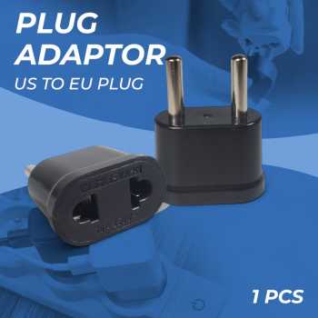 Gambar produk Taffware Adaptor dan Konverter Travel US to EU Plug 10A 250V 1 PCS - WN-20