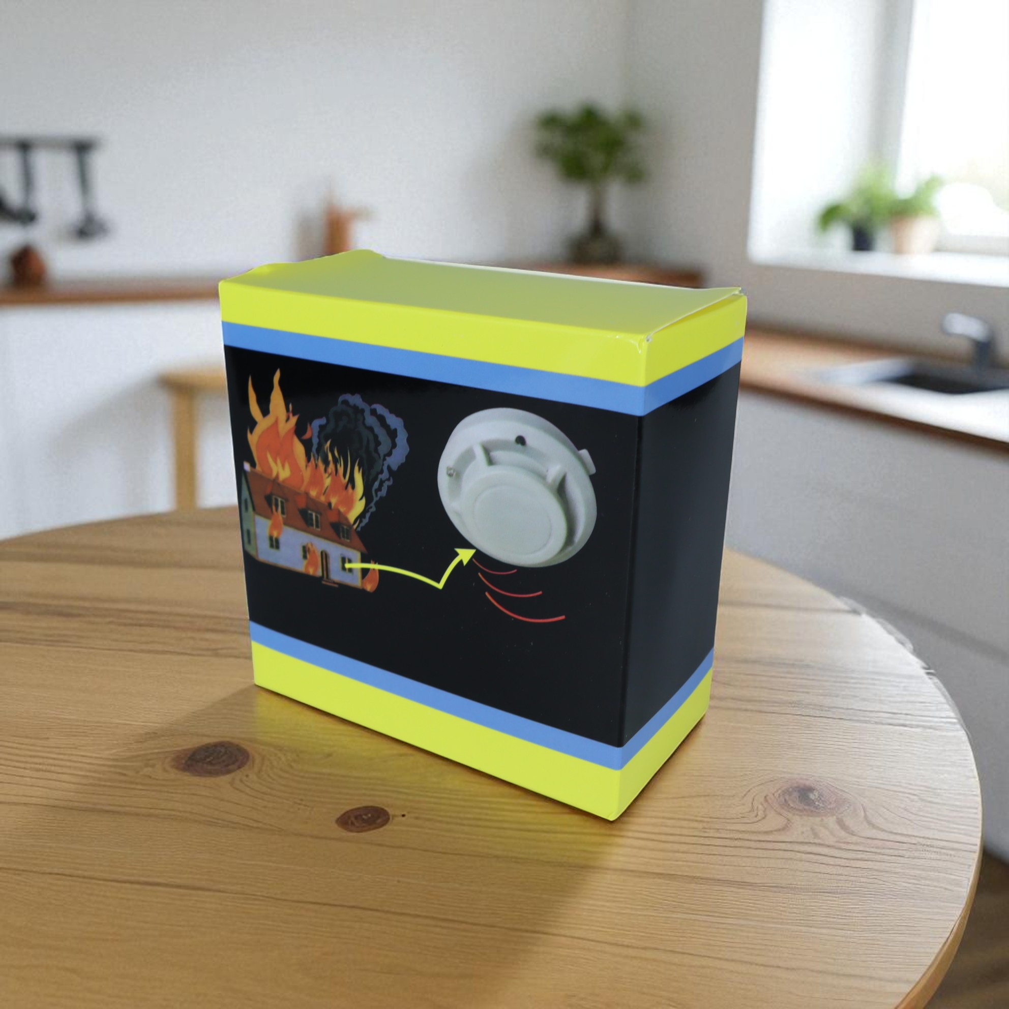 Gambar produk ROGMIR Pendeteksi Kebakaran Smoke Fire Detector Alarm With Test Button - RG1