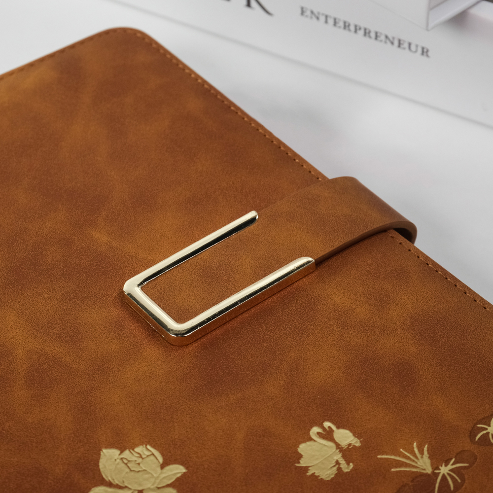 Gambar produk Toddi Buku Jurnal Leather Notebook Diary A5 80GSM 200 Halaman - TD663