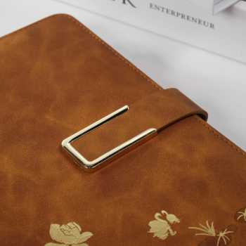Gambar produk Toddi Buku Jurnal Leather Notebook Diary A5 80GSM 200 Halaman - TD663