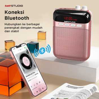 Gambar produk TaffSTUDIO Speaker Pinggang Bluetooth Voice Amplifier Wired 8W - S26