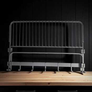 Gambar produk KABEI Rak Dinding Kamar Mandi 2 Layer Gantungan Handuk Lipat Aluminium - KB57