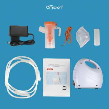 Gambar produk TaffOmicron Alat Terapi Pernapasan Compressor Nebulizer Inhaler - GS-302
