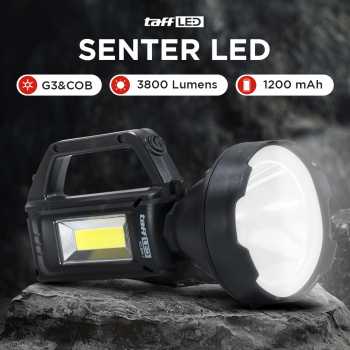 TaffLED Senter Portable Rechargeable LED dan COB 1200mAh - YD-899-7