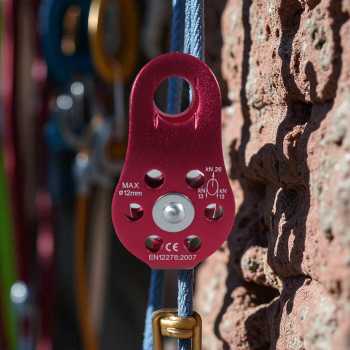 Gambar produk TRAVELY Katrol Kerekan Mini Swivel Pulley Stainless Steel Single Wheel - EN12278