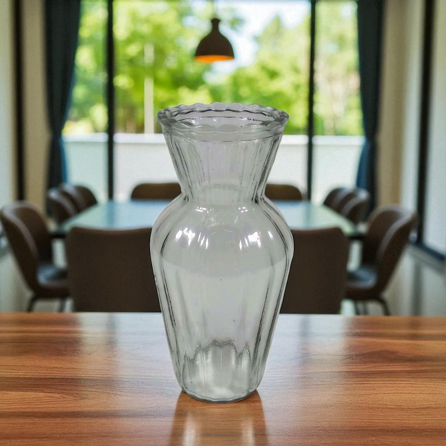 Gambar produk MOONBIFFY Vas Bunga Kaca Bening Nordic Bottle Vases Flower Pot - MBF-15