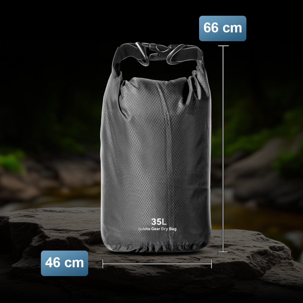Gambar produk SUBITO Tas Outdoor Waterproof Storage Bag Drybag 35L - JP727