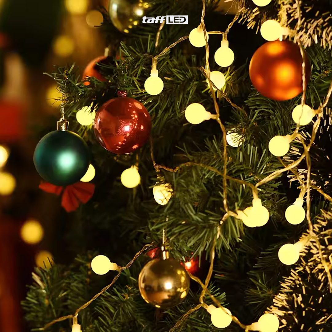 Gambar produk TaffLED Lampu Hias Gantung String Lights Model Bohlam Mini Waterproof 6M - ZYD0931