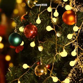 Gambar produk TaffLED Lampu Hias Gantung String Lights Model Bohlam Mini Waterproof 6M - ZYD0931