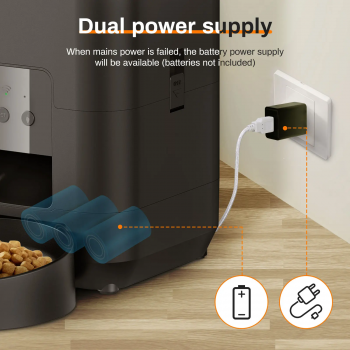 Gambar produk FMA Smart Pet Feeder Automatic Cat Dog Food Dispenser 2L - FM-2BT