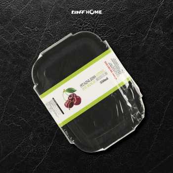 Gambar produk TaffHOME Kotak Makan Anti Tumpah Reguler Lunch Box Stainless Steel 304 550ml - Slyz52