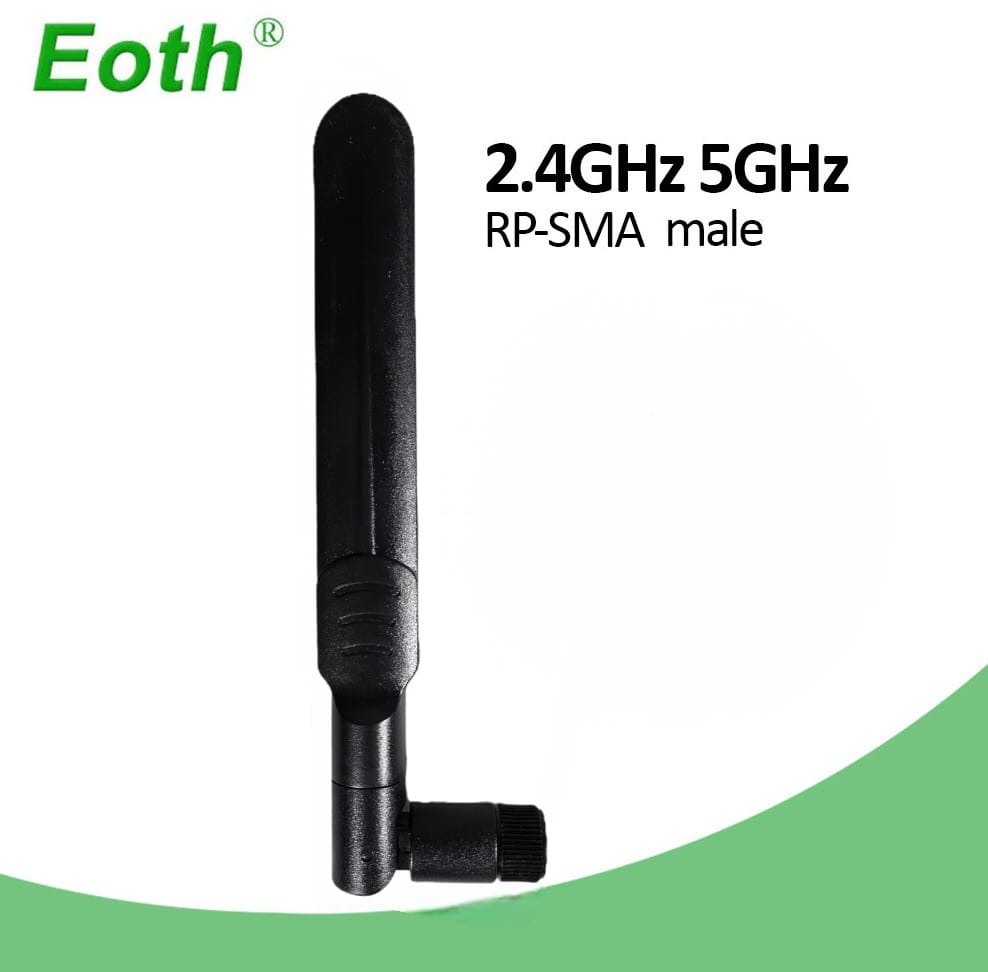 Gambar produk EOTH Antena Router WiFi Amplifier Dual Band 2.4 dan 5GHz RP-SMA Male