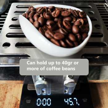 Gambar produk One Two Cups Coffee Dosing Tray Mangkok Takar Biji Kopi Keramik - OX40