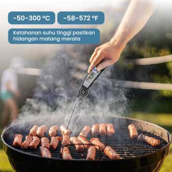 Gambar produk Anpro Termometer Makanan Digital Daging Kopi Susu Foldable - BW-188