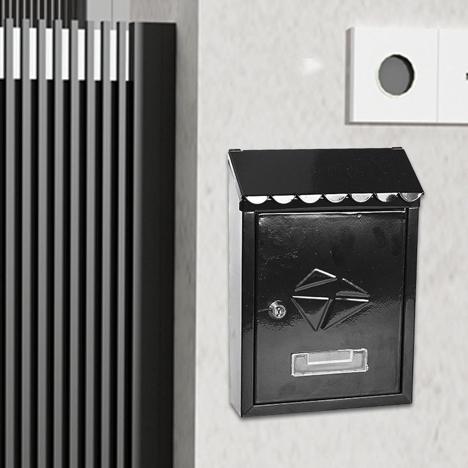 Gambar produk CUTICATE Kotak Surat Pos Metal Mailbox Wall Mounted 30x21.7x7cm - CT-30