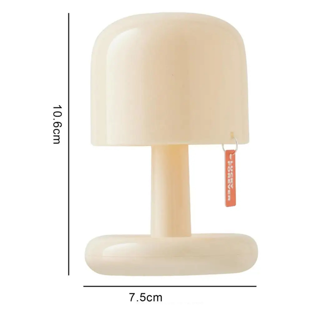 Gambar produk Cipliko Lampu Meja Hias Model Jamur LED Mushroom Warm White 0.2W - QV-10