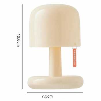 Gambar produk Cipliko Lampu Meja Hias Model Jamur LED Mushroom Warm White 0.2W - QV-10