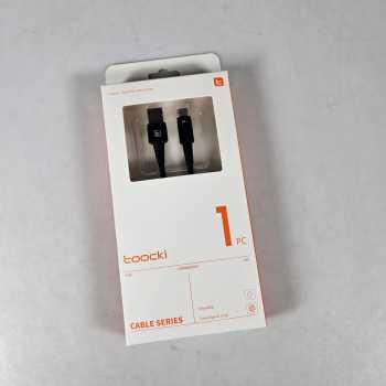 Gambar produk Toocki Kabel Data USB Type-C Fast Charging Braided LED Light 66W 6A 3M - TQ-X02