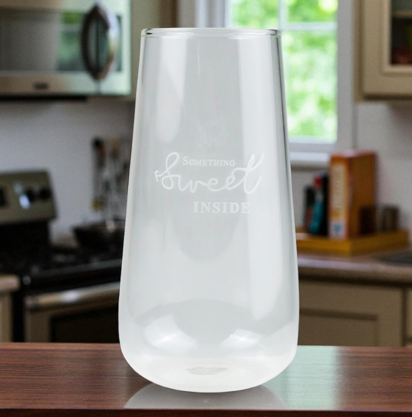 Gambar produk OLOEY Gelas Kaca Aesthetic Kopi Teh Sweet Inside Glass 500ml - 0081