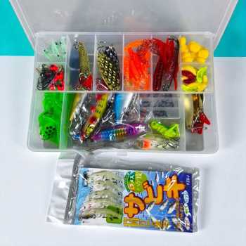 Gambar produk TaffSPORT Umpan Pancing Ikan Set Fishing Bait Kit 178 PCS - BMKT-02