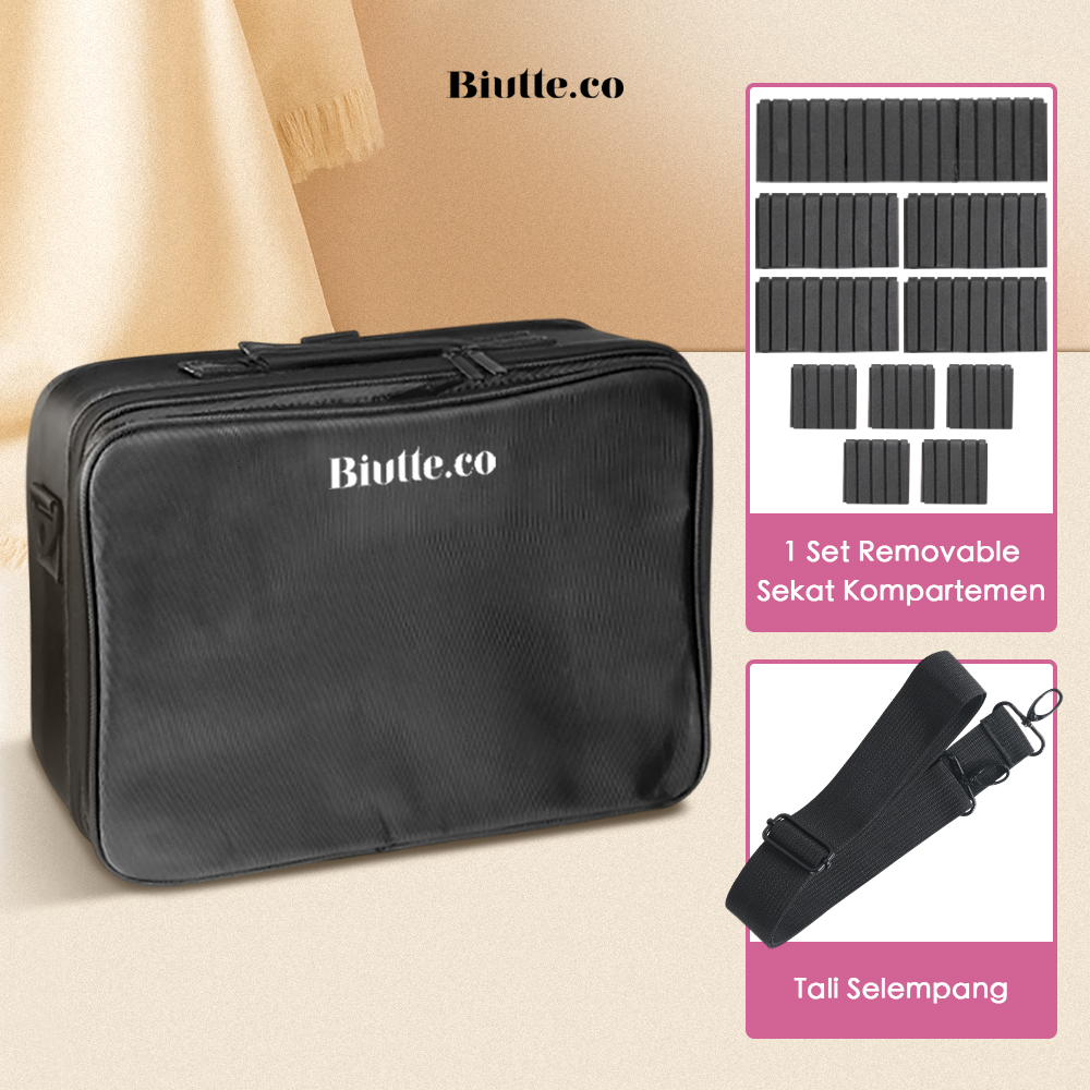 Gambar produk Biutte.co Tas Kosmetik Make Up Travel Organizer Bag Wanita 40x29x14cm - X3235