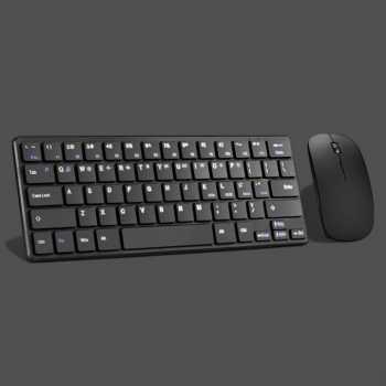 Gambar produk Kimsnot Set Keyboard Mouse Wireless Mini 2.4GHz Portable Ergonomic - KM-911