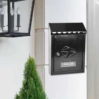CUTICATE Kotak Surat Pos Metal Mailbox Wall Mounted 30x21.7x7cm - CT-30