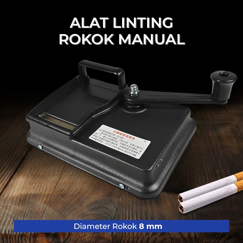 Gambar produk HF Alat Linting Rokok Manual Cigarette Roll Box 8mm - 043B-3