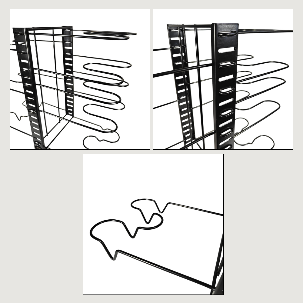 Gambar produk KAIERSEN Rak Panci Dapur Pot Rack Organizer Under Cabinet 8 Tier - KA1