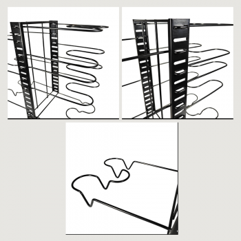 Gambar produk KAIERSEN Rak Panci Dapur Pot Rack Organizer Under Cabinet 8 Tier - KA1