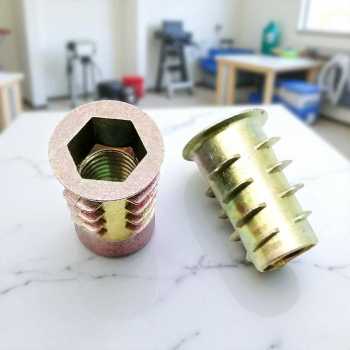 Gambar produk FMA Mur Ulir Zinc Alloy Rivet Nuts with Inner Outer Teeth 6mm 50PCS - F-50M6