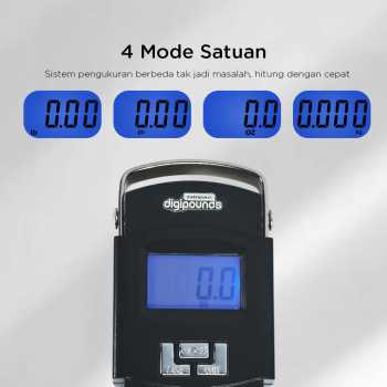 Gambar produk Taffware Digipounds Timbangan Tas Gantung Digital Scale 50kg 0.01kg - WH-A08