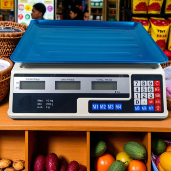 Gambar produk Beichen Timbangan Buah Harga Digital Scale Pricing LCD 40kg - BC-209
