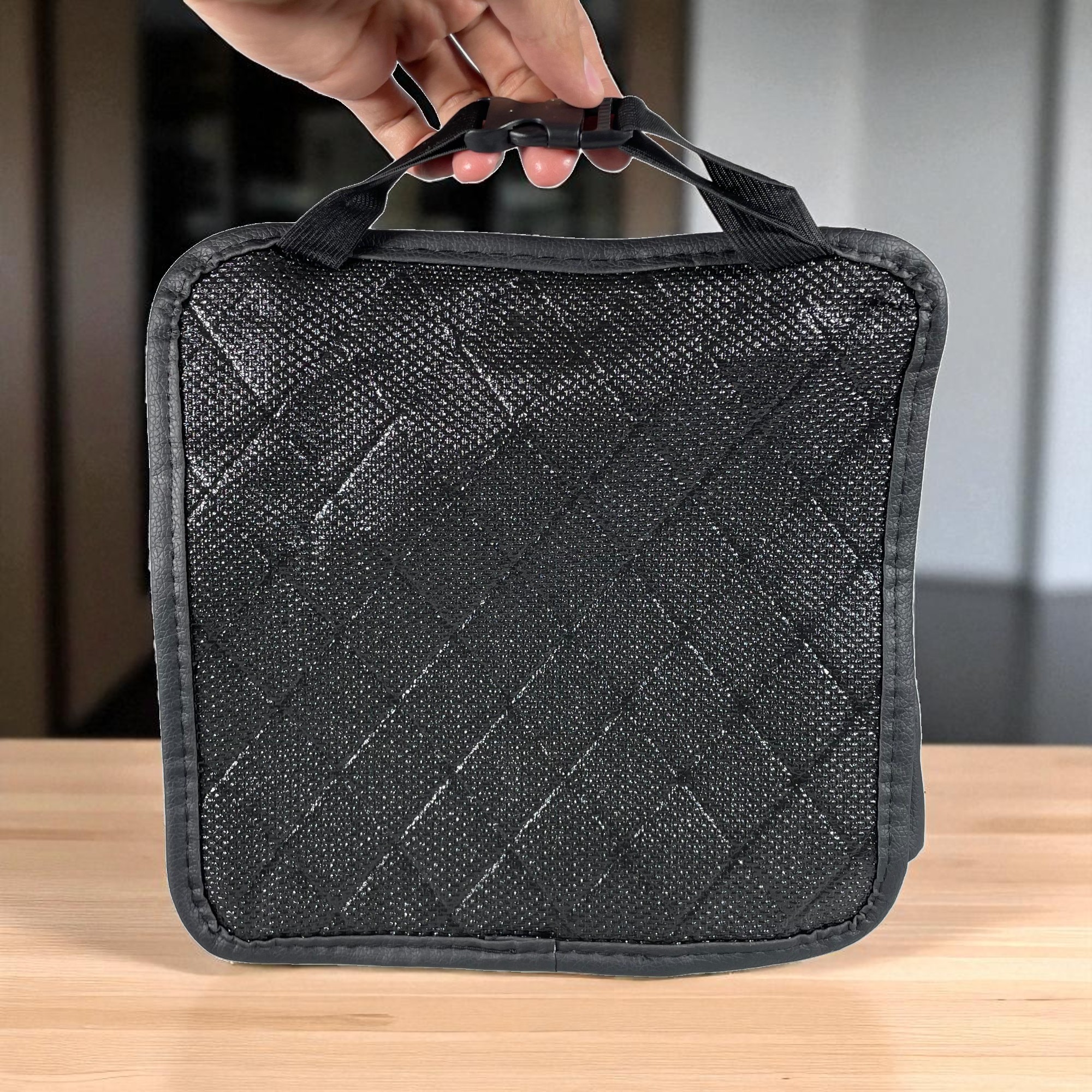 Gambar produk Moel Tas Gantung Kursi Belakang Mobil Leather Car Backseat Organizer - INU123