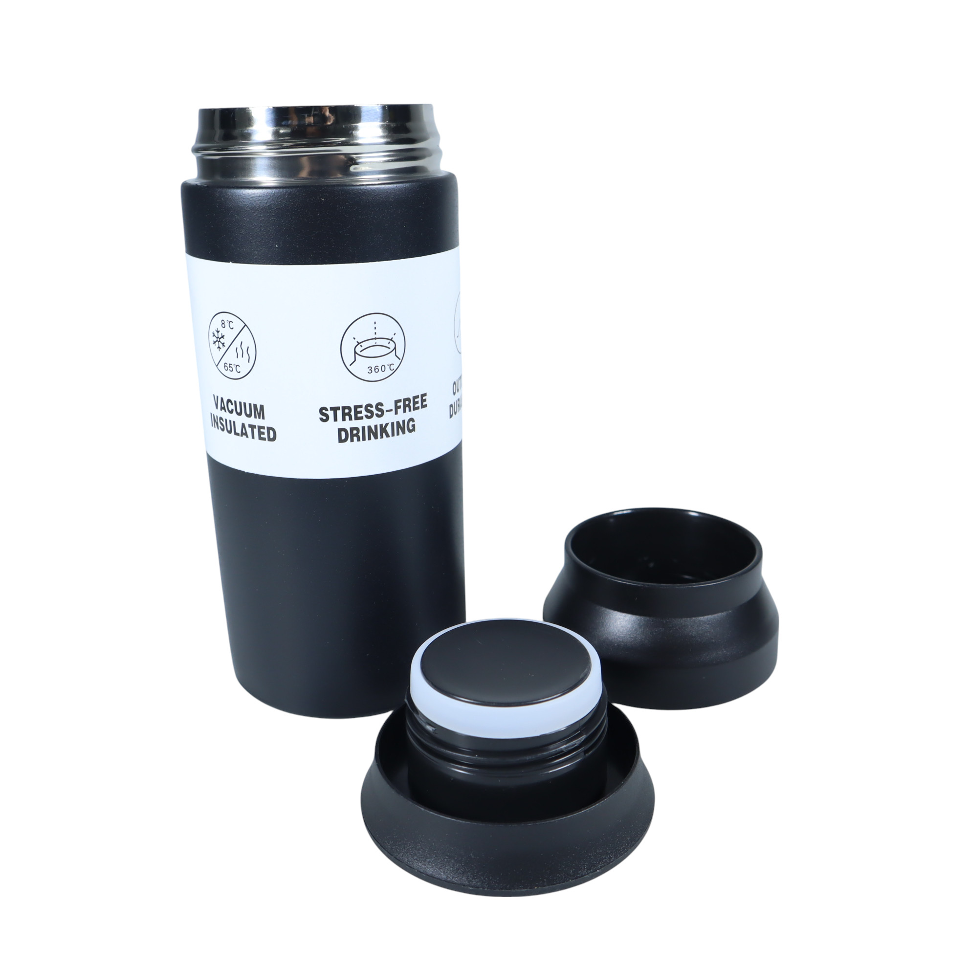 Gambar produk Botol Minum Tumbler Air Panas Dingin BPA Free Stainless Steel 350ml - HS-6983