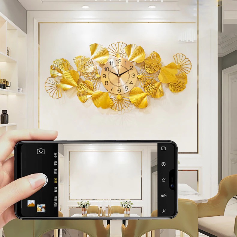 Gambar produk TaffHOME Jam Dinding Quartz Luxury European Style Jiali Movement 91cm - 2077-9135J